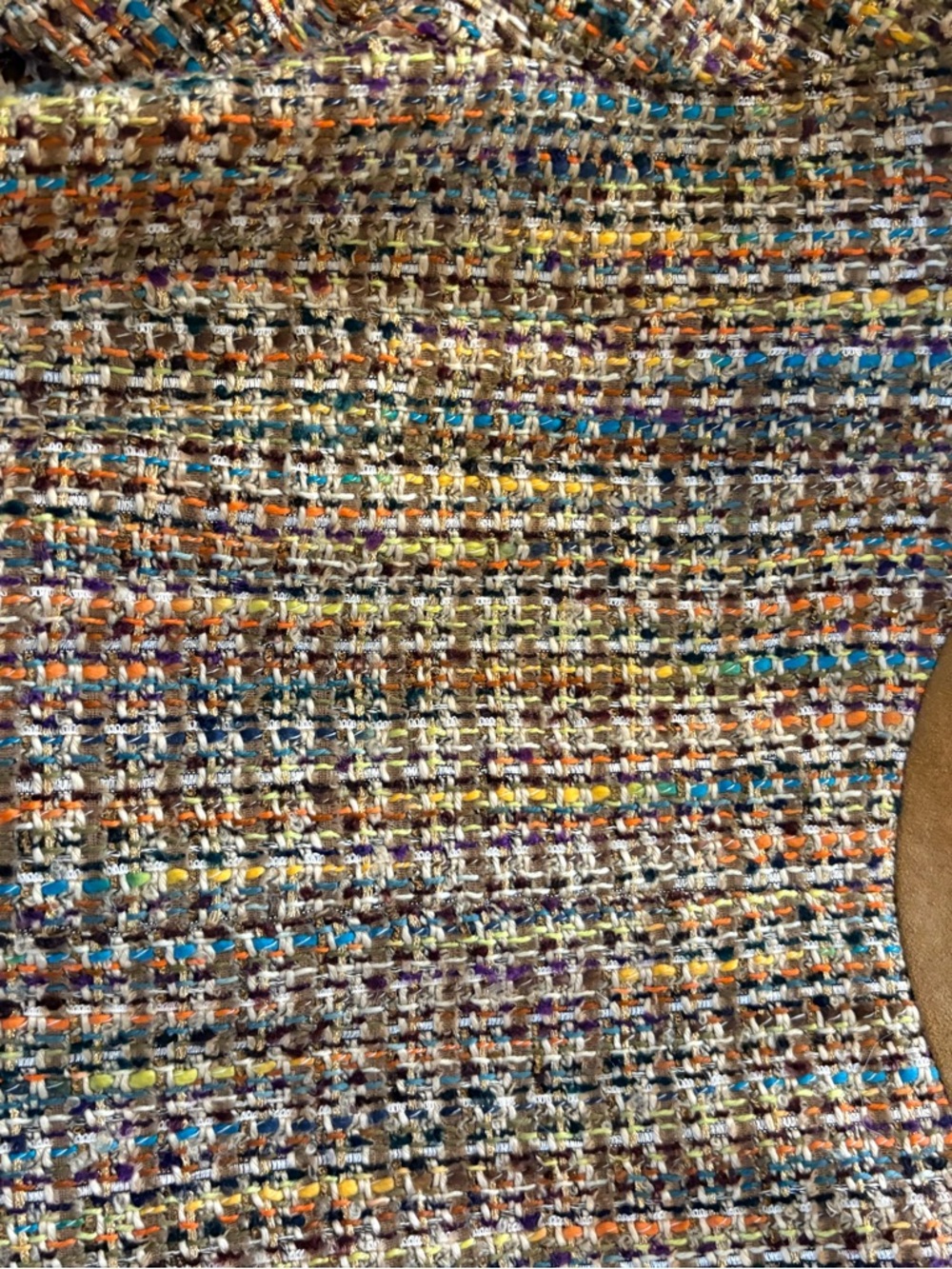 6 by Six Multicolor Tweed Jacket Size S - Picture 7 of 8